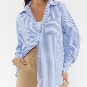 Oversized button up shirt